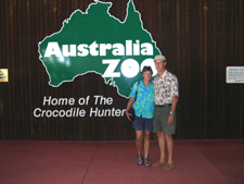 Steve & Patty at the Australia Zoo